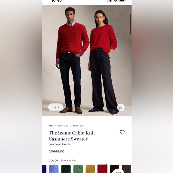 💥SOLD💥 DUSTY PINK The RALPH LAUREN ICONIC CASHMERE SWEATER - Picture 4 of 4